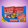 Haribo Supermix Share Size Bags 1680g — purple and pink product photo