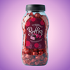 Jamesons Ruffles Jar 1500g Pick & Mix Bulk Sweets — purple and pink product photo