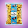 Krazy Kandi Chocolate Coins 1kg — purple and pink product photo