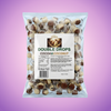 Krazy Kandi Cocoa & Coconut Double Drops Hard Rock Candy Individually Wrapped 1kg — purple and pink product photo