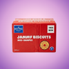 Krazy Kandi Jammy Dodgers Biscuits Mis-Shapes 1kg Pick & Mix Sweets — purple and pink product photo