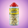 Krazy Kandi Lick It Super Sour Lemon Flavour Lollipops 50pcs 1500g — purple and pink product photo