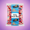 Krazy Kandi Pink Mix 500g Pick & Mix Bulk Sweets — purple and pink product photo