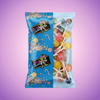 Krazy Kandi Super Lollipop Mix Includes Blue Raspberry Traffic Energy and Tongue Painter 500g — purple and pink product photo