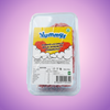Yummys Sour Spagetti Strawberry 1kg Pick & Mix Bulk Sweets — purple and pink product photo