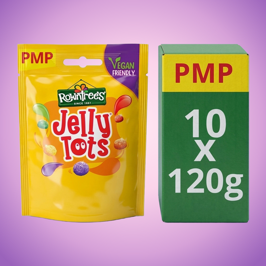 Rowntrees Jelly Tots 1200g — purple and pink product photo