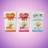 Rugano Bundle Strawberry Orange White Chocolate Coconut Truffles 450g — purple and pink product photo