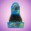 Stockleys Giant Sour Liquorice Flyers 40 Pieces Box 697g Sweets — purple and pink product photo
