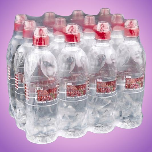 Sutton Spring Still Water Strawberry & Raspberry Flavour Zero Sugar 1kg — purple and pink product photo