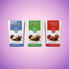 Sweet Smile Bundle 1 x 155g Vanilla Truffles 1 x 155g Hazelnut Truffles 1 x 155g Strawberry Truffles 465g — purple and pink product photo