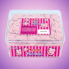 Swizzels Pigs Mugs Tub 576g Pick & Mix Bulk Sweets — purple and pink product photo