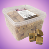 The Real Candy Co Rum & Raisin Fudge Tub 2kg — purple and pink product photo