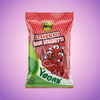 Tobies Strawberry Sour Spagetti Vegan and Halal 150g — purple and pink product photo