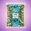 Toxic Waste Nuclear Sludge Sour Apple Chew Bar Mini's 500g Sweets — purple and pink product photo
