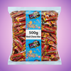 Toxic Waste Nuclear Sludge Sour Cherry Chew Bar Mini's 500g Sweets — purple and pink product photo