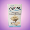 Verna White Chocolate Coconut Truffles 150g — purple and pink product photo