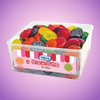 Vidal Smiles Tub 120 Pieces 900g Pick & Mix Bulk Sweets — purple and pink product photo