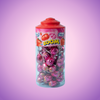 Vidal Strawberry Zoom Lollipops 50 x 29g Pick & Mix Bulk Sweets — purple and pink product photo