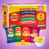 Walkers Nonsuch Variety Classic Crisp Cheese & Onion Ready Salted Salt & Vinegar Prawn Cocktail 1650g — purple and pink product photo