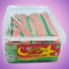 Yummy Gummy Watermelon Belts Tub 1.2kg Pick & Mix Bulk Sweets — purple and pink product photo