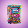 Yummys Troffyum Sour Stick 1kg Pick & Mix Bulk Sweets — purple and pink product photo