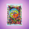 Yummys Trofle X Sour Filled Chew 1kg Pick & Mix Bulk Sweets — purple and pink product photo