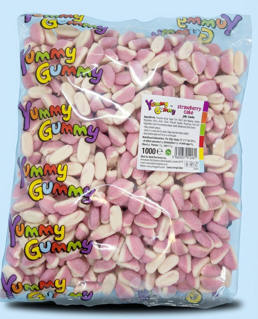 Yummy Gummy Strawberry Cakes 1kg
