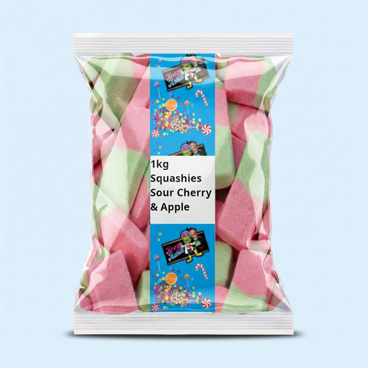 Krazy Kandi Sour Cherry & Apple Squashies 1kg