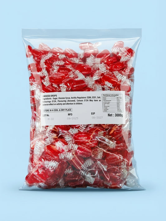 Krazy Kandi Aniseed Drops 3kg