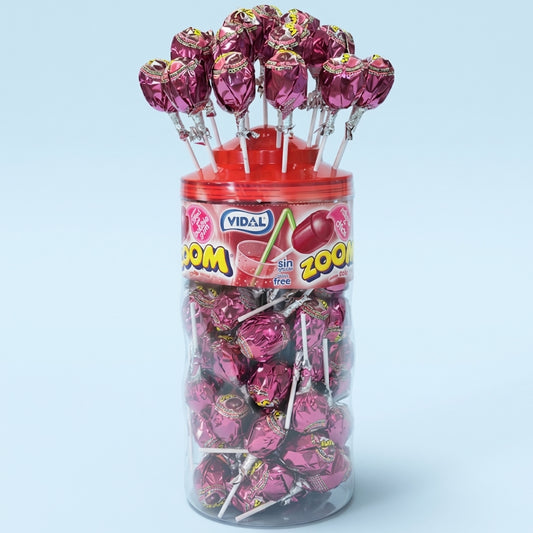 Vidal Cola Zoom Lollipops 50 x 29g