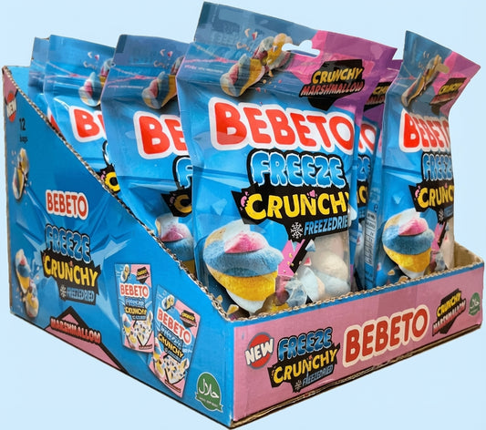 Bebeto Freeze Dried Marshmallows 12 x 35g