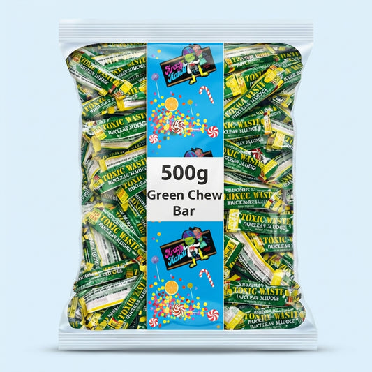 Toxic Waste Nuclear Sludge Sour Apple Chew Bar Mini's 500g