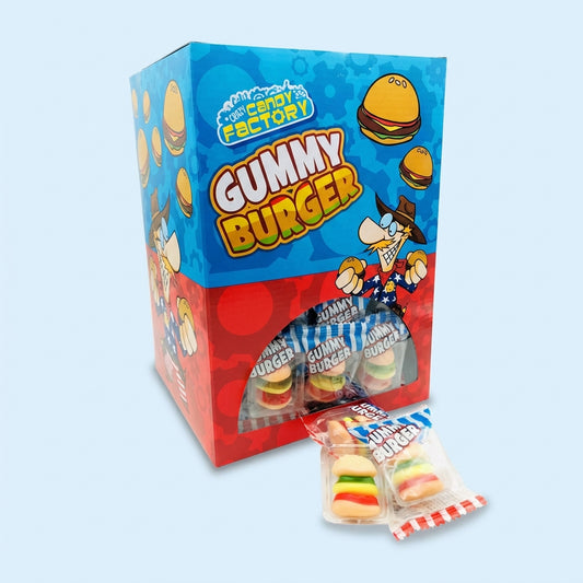 Crazy Candy Factory Gummy Burgers 100x10g