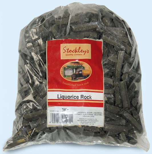 Stockleys Liquorice Rock 3kg