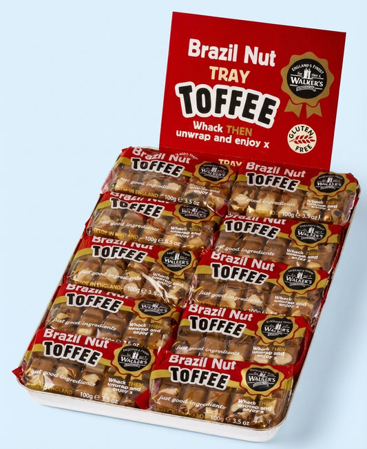 Walkers Nonsuch Nutty Brazil Tray 10 x 100g