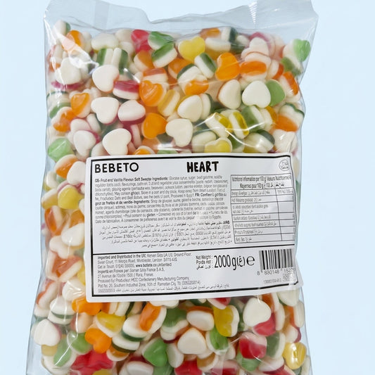 Bebeto Multi Coloured Hearts 2kg