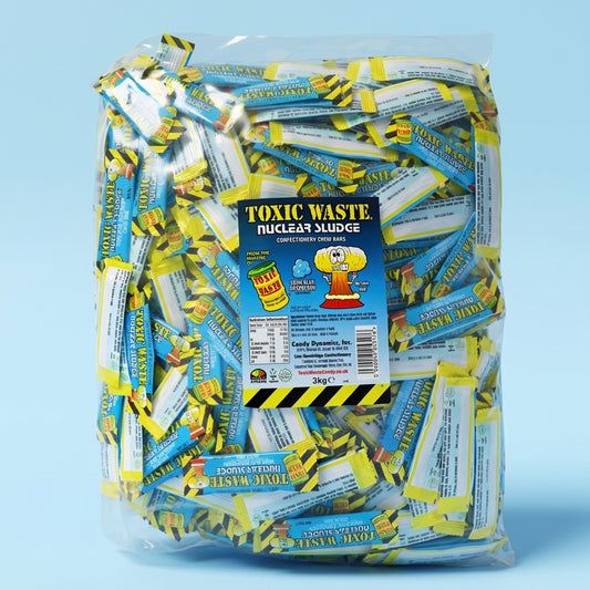 Toxic Waste Blue Raspberry Chew Bars Mini 3kg