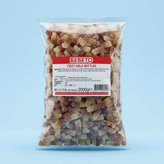 Bebeto Fizzy Cola Bottles 2kg