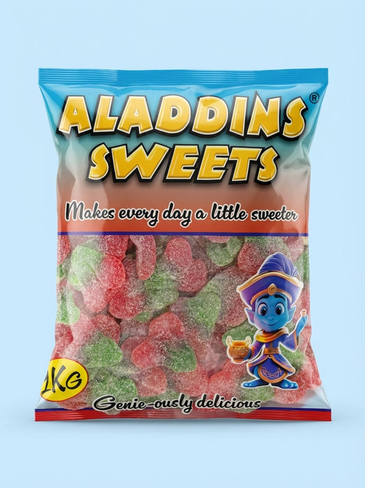 Aladdins Fizzy Twin Cherries 1kg