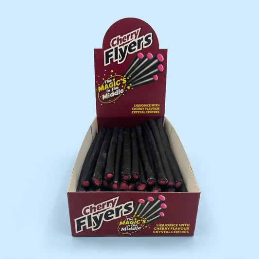 Stockleys Cherry Liquorice Flyers 40 Piece Box 697g