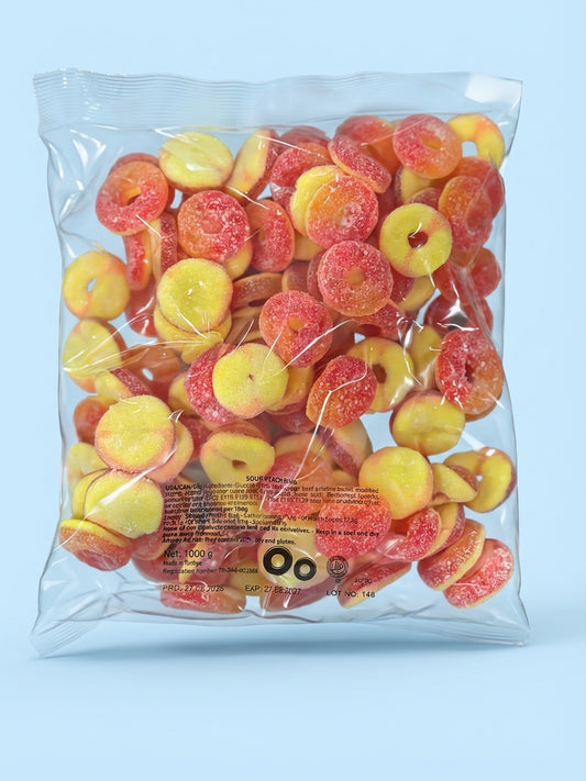 Aladdins Peach Rings 1kg