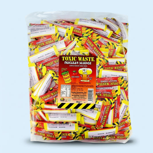 Toxic Waste Cherry Chew Bars Mini 3kg