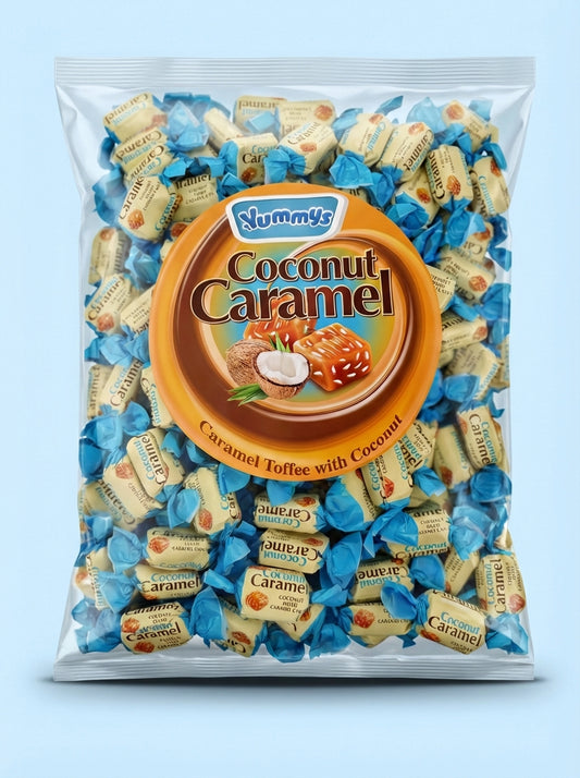 Yummys Coconut Caramel Toffees 1kg