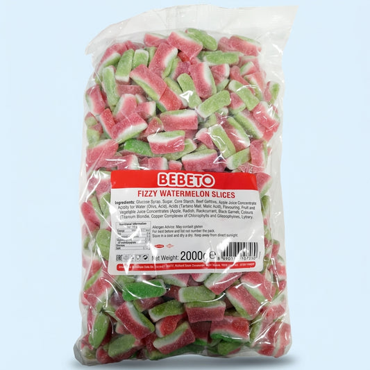 Bebeto Fizzy Watermelon Slices 2kg