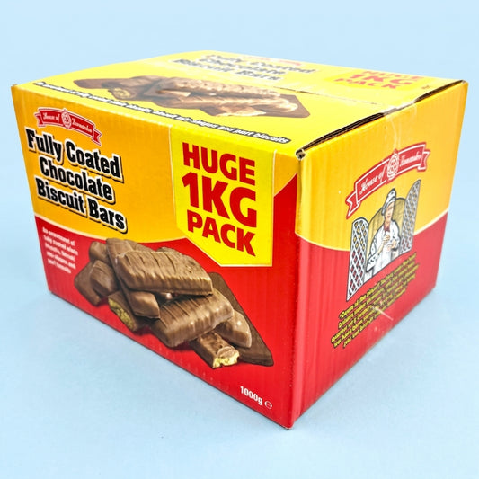 House Of Lancaster Fully Coated Chocolate Biscuit Bars 1kg