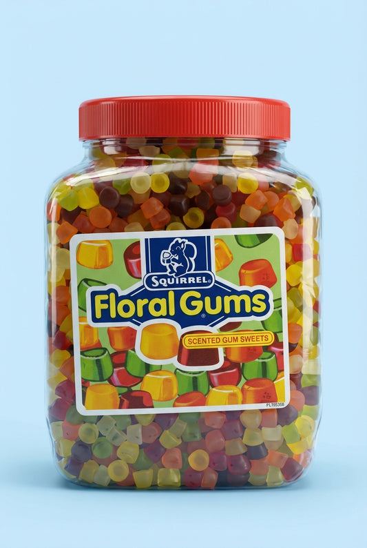 Squirrel Floral Gums Jar 2.25kg