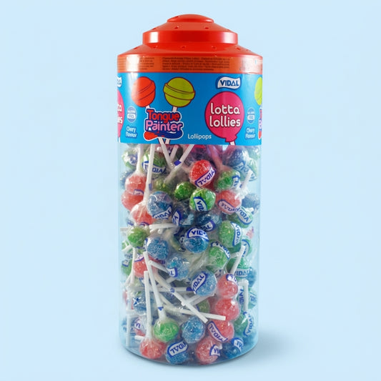 Vidal Lotta Lollies Cherry Lollipops 150 Pieces