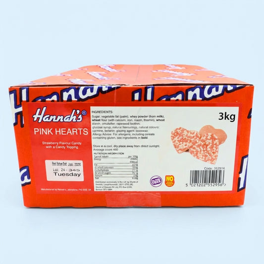 Hannahs Pink Hearts 3kg