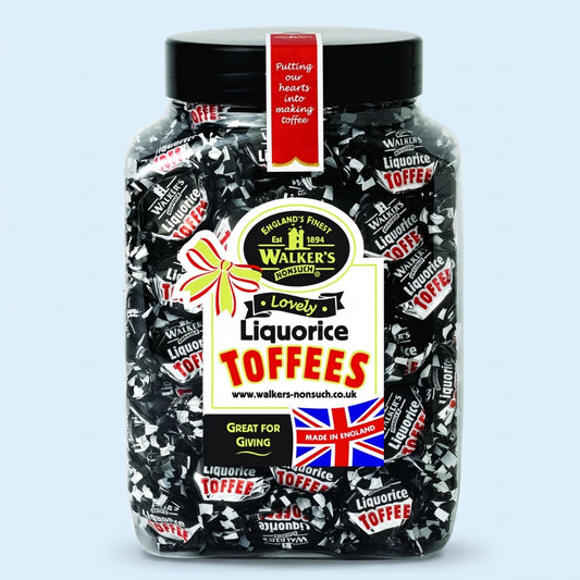Walkers Nonsuch Liquorice Toffee Jar 1.25kg