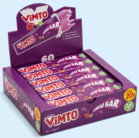 Swizzels Vimto Chew Bar 60x18g